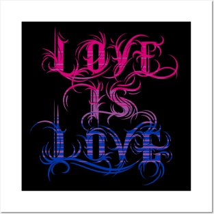 Love is Love - Bisexual Pride Posters and Art